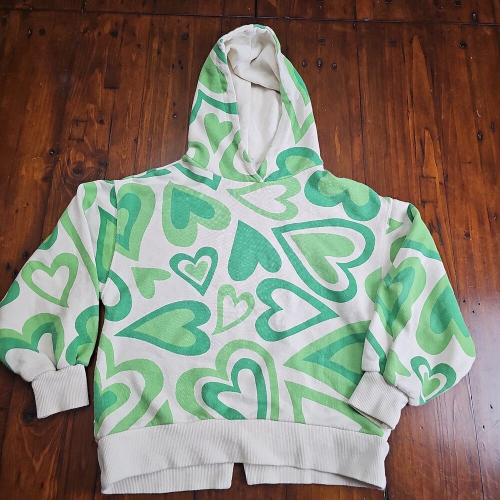 Zara heart sweatshirt size 9